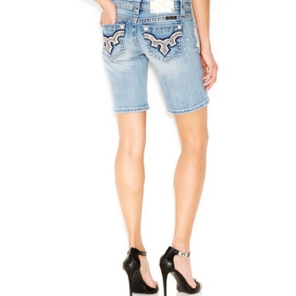 Miss Me Pants - Miss Me Western Bermudas